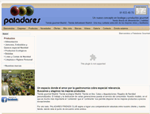 Tablet Screenshot of paladaresgourmet.com